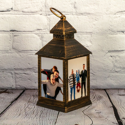 Photo Lantern Large Antique Black