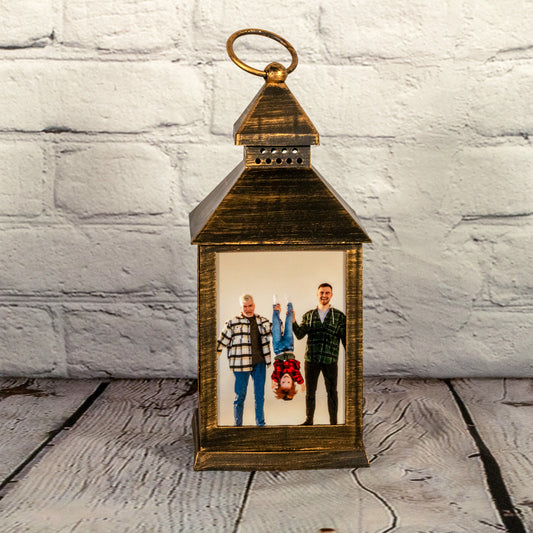 Photo Lantern Large Antique Black