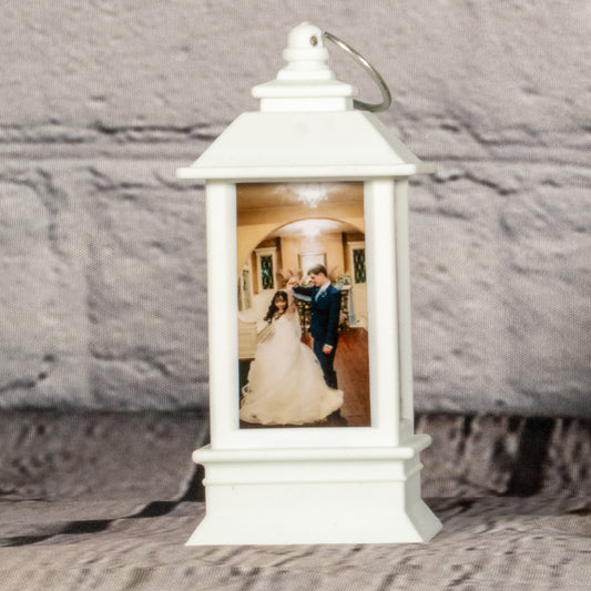 Photo Lantern Small Antique White