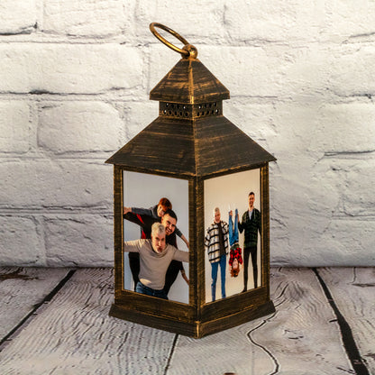 Photo Lantern Large Antique Black