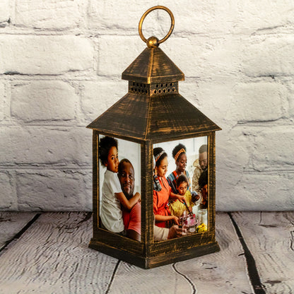 Photo Lantern Large Antique Black