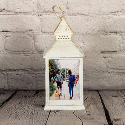 Photo Lantern Large Antique White