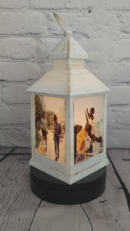 Photo Lantern Large Antique White