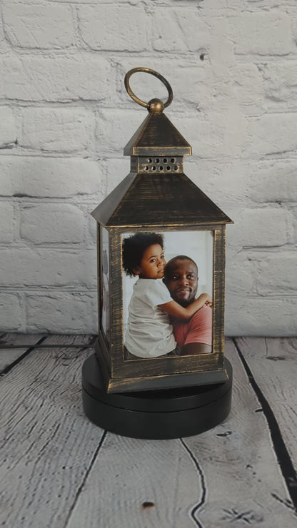 Photo Lantern Large Antique Black