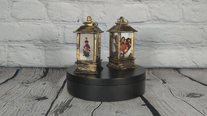 Photo Lantern Small Antique Black